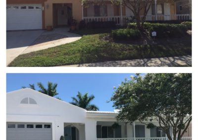 Marco Island Residence Before and After painting by Ace Performance Plus Painting